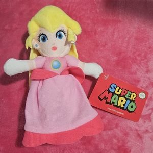 Mario Princess Peach Soft Plush Doll Nintendo